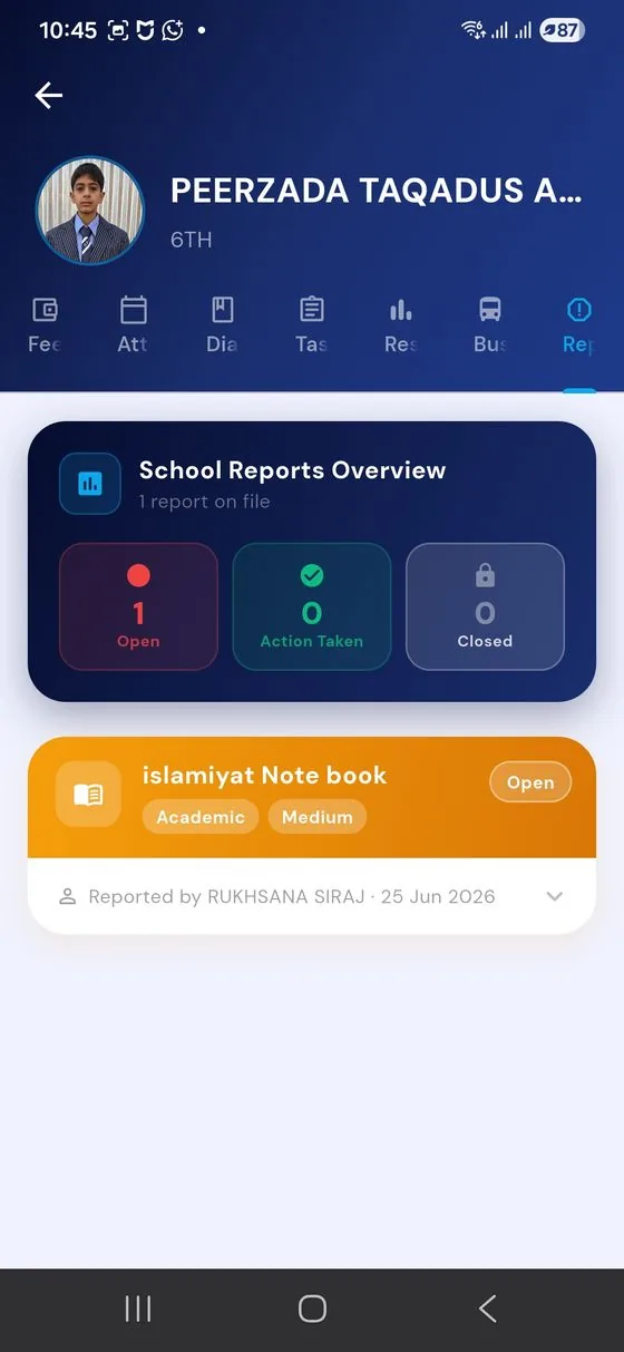 School reports