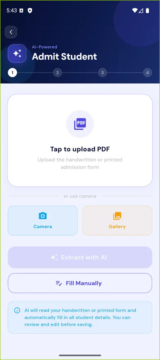 AI admission